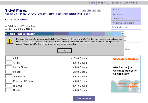example free tickets page example free tickets page